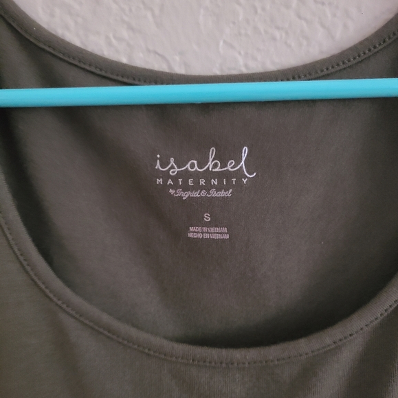 Dark green maternity dress Small - Picture 3 of 4